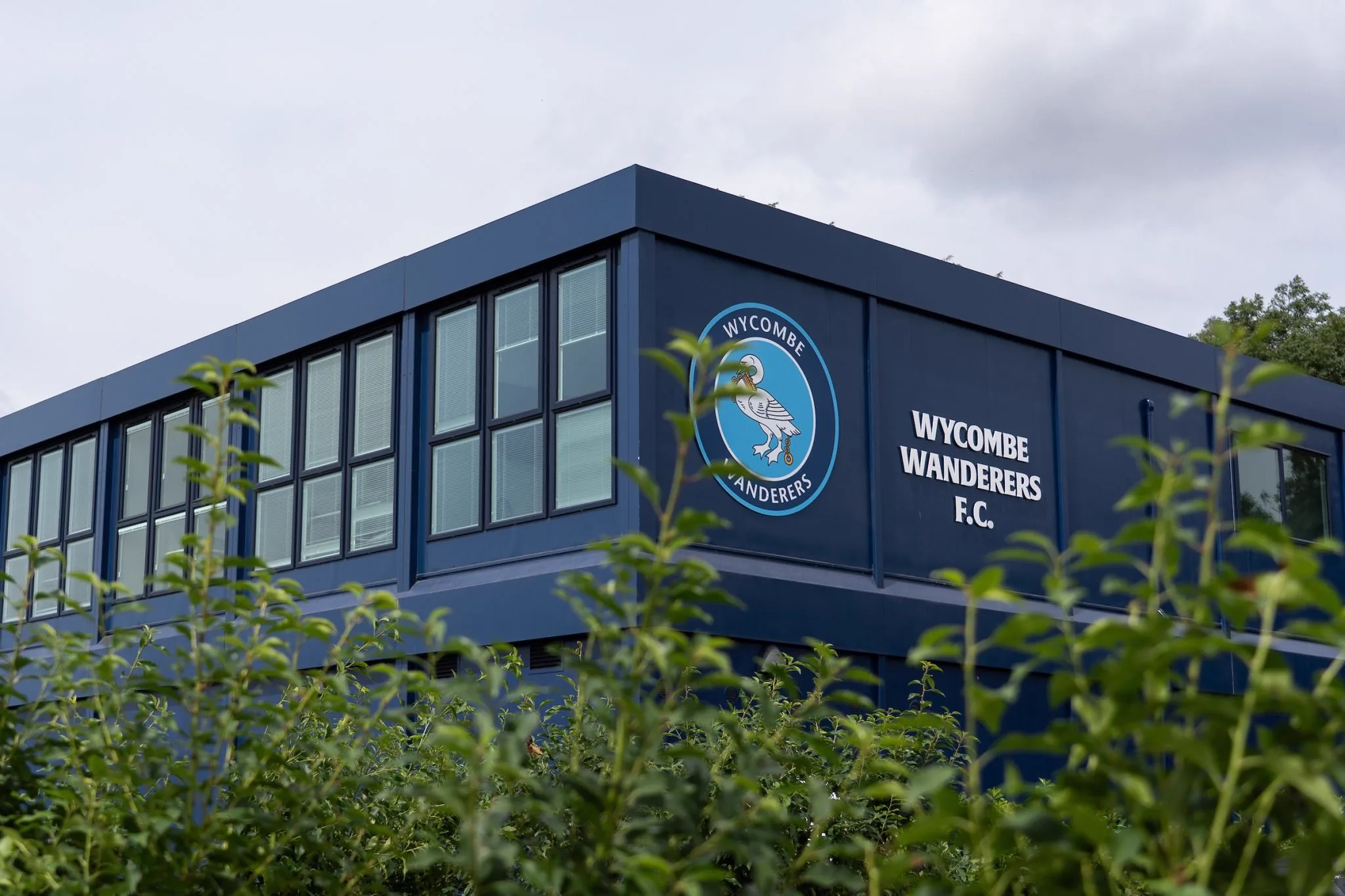 Aluminium window elevation at Wycombe Wanderers F.C. training ground